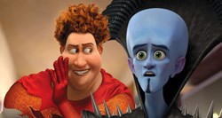 Tighten (Jonah Hill) shares a secret with Megamind
