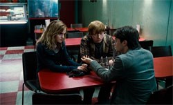 Hermione, Ron, and Harry personify friendship and loyalty