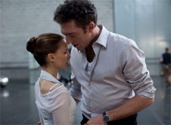 Thomas (Vincent Cassel) instructs his star ballerina