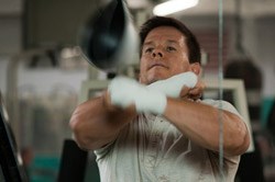 Micky works the speed bag