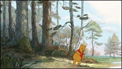 Pooh (voiced by Jim Cummings) takes another adventure