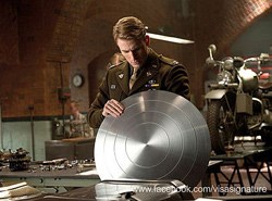 Chris Evans as Steve Rogers and Captain America