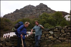 Emilio Estevez directs his dad in a scene