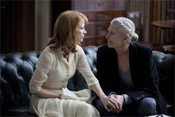 Jessica Chastain as Virgilia, Vanessa Redgrave as Volumnia