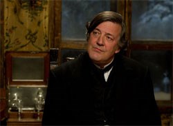 Stephen Fry as Mycroft Holmes