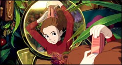 Arrietty, voiced by Bridgit Mendler