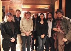 Madeira (3rd from left), Buddy Miller (left), and the Carolina Chocolate Drops