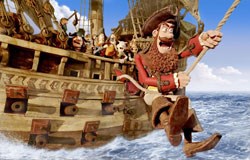 Pirate Captain (voiced by Hugh Grant)