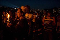 Crowd shot at the 25th anniversary event in 2008