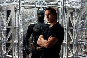 Christian Bale as Bruce Wayne and Batman