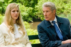 Robert has a word with his daughter, Brooke (Brit Marling)
