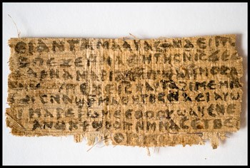 "Gospel of Jesus' Wife" Fragment