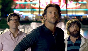Left to right: Ed Helms, Bradley Cooper, and Zach Galifianakis star in Warner Bros. Pictures’ and Legendary Pictures' comedy "The Hangover Part III," a Warner Bros. Pictures release.