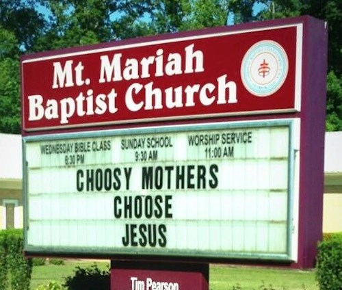 Weekly Wrap & Church Signs of the Week: Punctuation, Abbreviations, Mother's Day | The Exchange | A Blog by Ed Stetzer