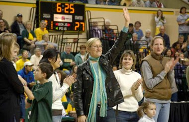 Boeving was recently honored for her work as a Stanford alum.