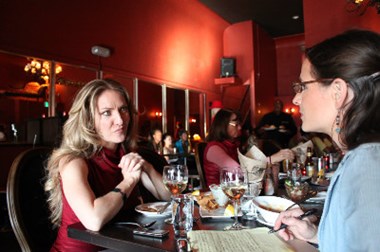 Teresa Goines (left) opened the cafe (named after her mother) in 2005.