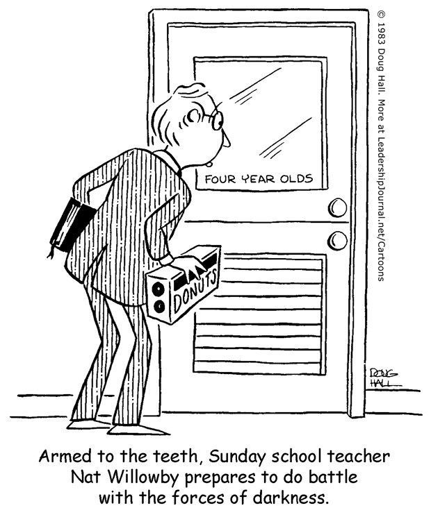 Armed for Teaching Sunday School