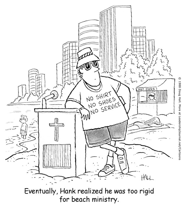 Rules Hinder Beach Preacher