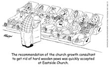 Reclining Church Pews