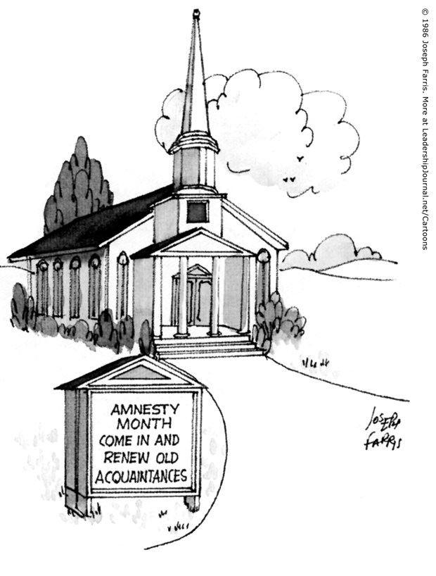 Church Offers Amnesty Month