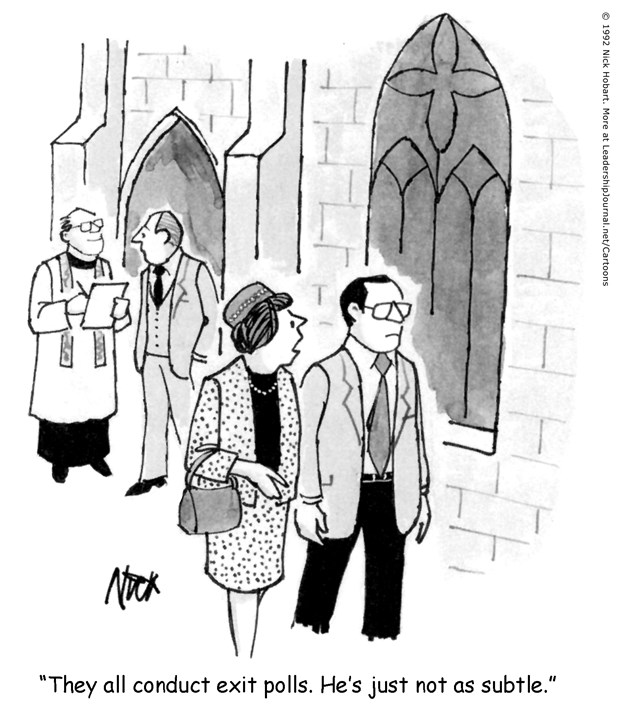 Pastor Conducts Exit Polls Pastor Conducts Exit Polls
