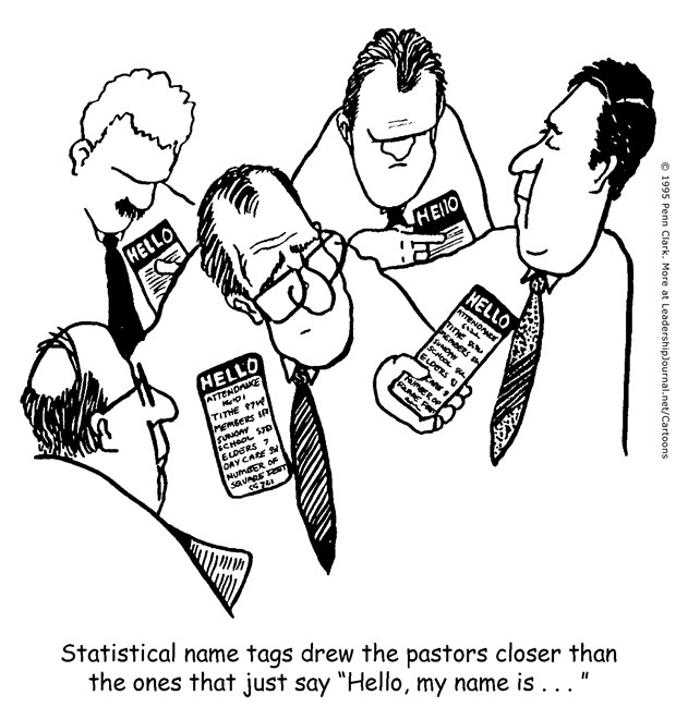 Pastors Wear Statistical Name Tags Pastors Wear Statistical Name Tags