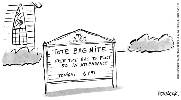 Church Has Tote Bag Night