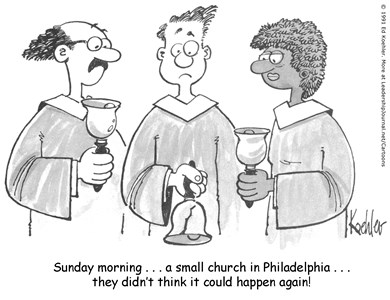 Church Bell Cracks in Philadelphia