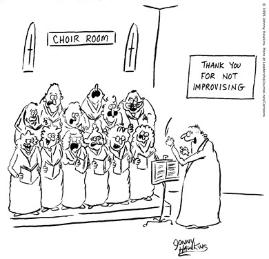 Improvising Forbidden in Choir
