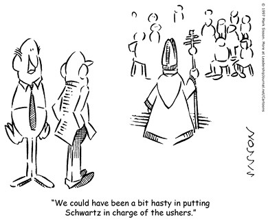 Head Usher Assumes Authority Head Usher Assumes Authority