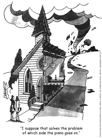 Tornado Makes Church Decision