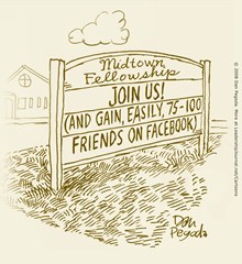 Come to Church, Gain Facebook Friends