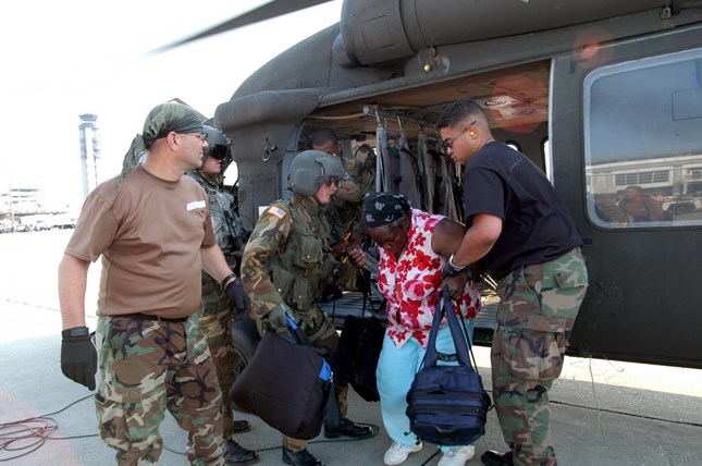 Hurricane Katrina Rescue Helicopter
