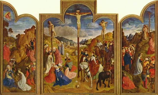 <em>A Triptych of the Crucifixion</em>