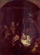 Nativity, Rembrandt