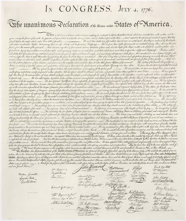 The U. S. Declaration of Independence