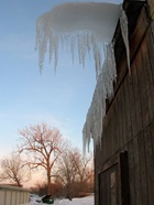 Hanging Ice