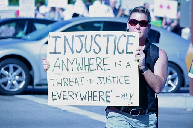 "Injustice Anywhere"