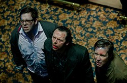 Nick Frost, Simon Pegg, and Paddy Considine in THE WORLD'S END