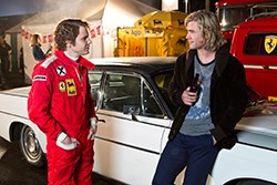 Chris Hemsworth and Daniel Bruhl in Rush