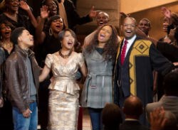 Angela Bassett, Forest Whitaker, Jennifer Hudson and Jacob Latimore in 'Black Nativity'