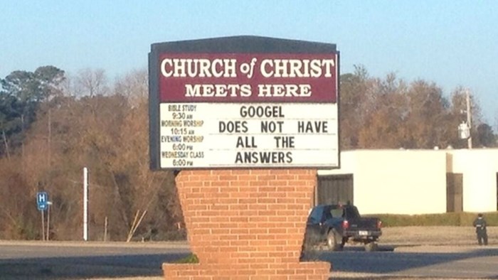 Church Signs of the Week: December 20, 2013 | The Exchange | A Blog by ...