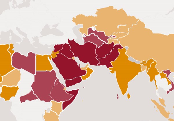 Aiming for 'Effective Anger': The Top 50 Countries Where It's Hardest Be a | News & Reporting | Christianity