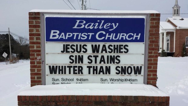 Church Signs of the Week: January 31, 2014 Church Signs of the Week: January 31, 2014