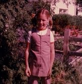 Margot as a little girl