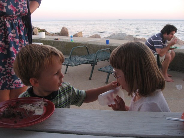 William and Penny at Shohola, summer 2010