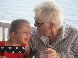 Penny with her great-grandmother