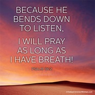 Psalm 116 2 Today s Christian Woman