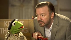 Ricky Gervais in 'Muppets Most Wanted'