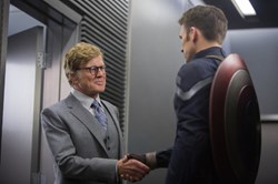 Robert Redford and Chris Evans in 'Captain America: The Winter Soldier'